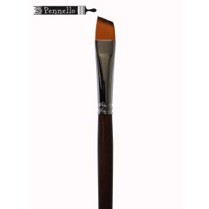 Кисть синтетика №6 скошенная Pennello DELUXE длинная ручка