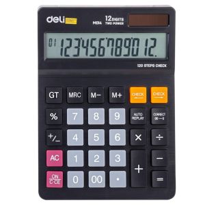 Калькулятор бухгалт. DELI EM01420 12разр. черный