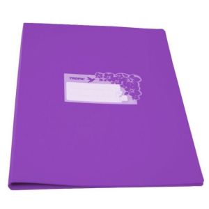 Папка с прижимом 0,7мм TROPIC TR07C фиолетовый