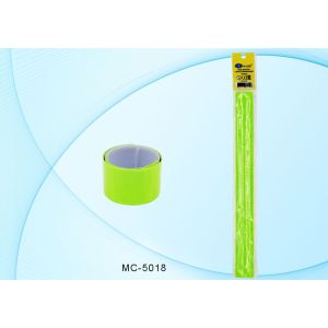 Светоотражающий слэп-браслет МС-5018 желтый, 30см