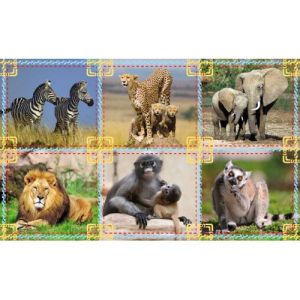 Наклейки «Африканские животные» 3015