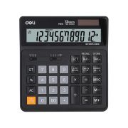 Калькулятор бухгалт. DELI EM01020 черный 12-разр. 150.2×160.4×33