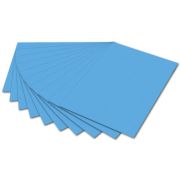 Бумага цветная 50*70см 300гр/м2 FOLIA голубой морской 6133