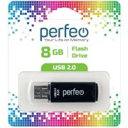 Флэш-драйв 8GB Perfeo USB C06 Black