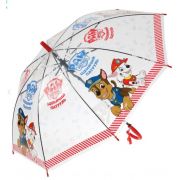 Зонт детский Щенячий Патруль r-50см, прозрачный, полуавтомат