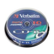 Диск CD-R Verbatim 700Mb Extra Protection Cake/10, 43437