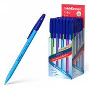 Ручка шарик. Erich Krause R-301\53342 Neon Stick 0,7мм синий стерж.