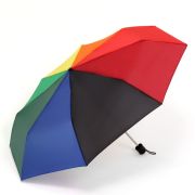Зонт механич. Радуга 3 сложения, 8 спиц, R = 48 см, разноцветный