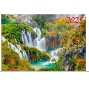 Календарь трехсекц. 2025 310*680 КБ03-25 Водопад на реке