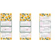 Календарь трехсекц. ПЕРЕВЕРТЫШ на 2 года 2023/2024 305*710 2502-22 «Оранжевое настроение»