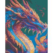 Картина по номерам на холсте 50х40 «Фентезийный дракон» КН5040674