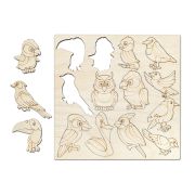 Набор заготовок для творчества «Птицы» Т1510