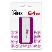 Флэш-драйв 64GB Mirex USB 2.0 LINE BLACK  (ecopack)