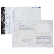 Конверт-пакеты ПОЛИЭТИЛЕН E4 (280х380 мм) до 500 листов, отрывная лента, Куда-Кому, КОМПЛЕКТ 50 шт.,
