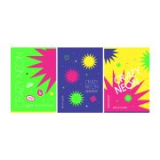 Тетрадь А4 96л. кл. Т4ск96 11214 «Crazy neon» (обложка мелов. картон с неоновыми пантонами, бумага офсет 60гм/2, на скрепке)