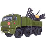 Плакат поздравит. фигурный ФМ1-11131 Военная машина Панцирь