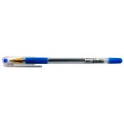 Ручка шариковая Silwerhof Golden синяя, пишущий узел 0,5мм, толщина линии письма 0,3мм, сменный стержень, корпус.прозрачный