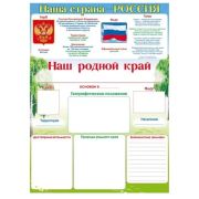 Плакат гос. символика 84.741 «Наша страна-Россия!»