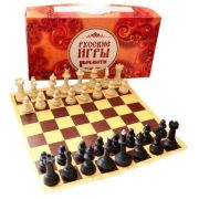 Игра 3 в 1 (шахматы, шашки, нарды) поле 34х34см в коробке ТМ «S+S»