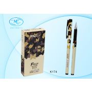 Гелевая ручка черная 0,5мм K174 «Butterfly»