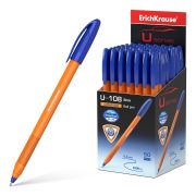 Ручка шарик. ErichKrause® U-108 Orange Stick 1.0, Ultra Glide Technology, цвет чернил синий