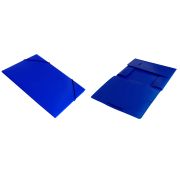 Папка на резинках А4 PR05 синяя 0,50мм,30мм