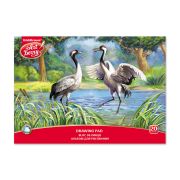 Альбом д/рисования на склейке 20л. 46901 ArtBerry® Экзотические птицы