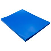 Папка с прижимом 0.5мм Buro -ECB04CBLUE A4 пластик 0.5мм синий