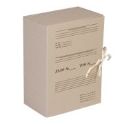 Короб архивный на завязках 150мм А4 картон переплетный OfficeSpace 356316 разборный