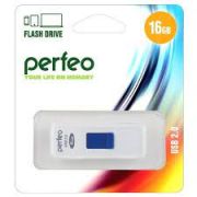 Флэш-драйв 16GB Perfeo USB S03 White