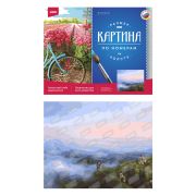 Картина для раскрашивания по номерам 40х50 Рх-052 Вид с Каранайских гор на Темир-Хан-Шуру и на Каспийское море