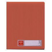 Папка с 30 файлами CRYSTAL CR30 красная пластик 0.5мм