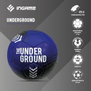Мяч футбольный INGAME UNDERGROUND №5 черно-синий