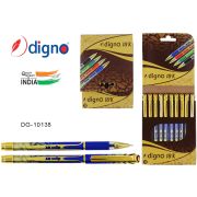 Ручка на масл. основе DIGNO «18K» DG-10138 0,7мм рез.держ.,иголка