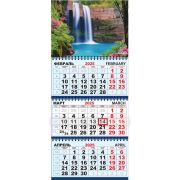 Календарь трехсекц. 2025 295*730 КТ-25-155 Природа. Водопады