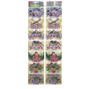 Наклейки Пасха 11763 «Ассорти» (7 шт. на листе) Цветы
