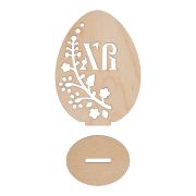 Яйцо пасхальное на подставке фанера 6.5*4*9см Mr. Carving ВД-1169