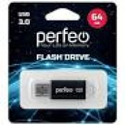 Флэш-драйв 64GB Perfeo USB 3.0 C14 Black metal series