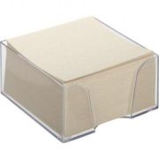 Блок для заметок в боксе белый 9*9*5 плот. 65 г/м² Attache эконом 70-80% ш