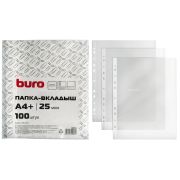 Папка-файл А4+ 25мкр «Buro» глянц. 1496914 (цена за 100шт)