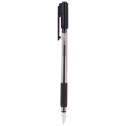 Ручка на масл. основе DELI EG01620 Arrow черная 0,7мм рез манж