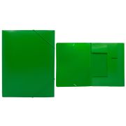 Папка на резинке Buro -PRB04BLACK A4 пластик кор.15мм 0.5мм зеленый