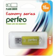 Флэш-драйв 16GB Perfeo USB E01 Gold economy series