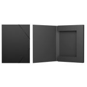 Папка на резинках А4 43098 ErichKrause® Classic, 30мм, A4 черная 0.6мм короб