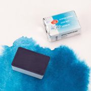 Краска акварельная лазурно-голубая 2,5мл кювета 1911519