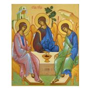 Картина для раскрашивания по номерам 40х50 Х-2749 Икона Святой Троицы