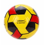 Мяч футбольный X-Match, 1 слой PVC камера резина 56435 Желто-черный