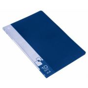 Папка с 10 файлами BPV10 синяя  толщина пластика 0,6мм кор 11мм