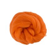 Шерсть для валяния Gamma TFS-050 100% полутонкая шерсть 50г №0491 оранжевый