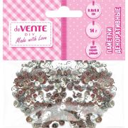 Пайетки декоративные «deVENTE. Metallic» серебро 8001917 0,8мм 14гр